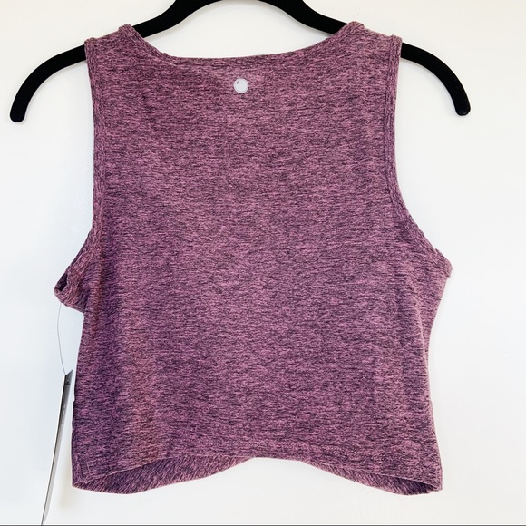 NWT Yogalicious Lux Soft Cropped Workout Tank - Picture 6 of 7